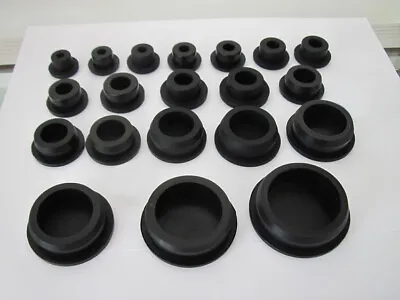 £1.79 • Buy Black Silicone Rubber Blanking End Caps Tube Pipe Inserts Plug Bung 15.5~201.5mm