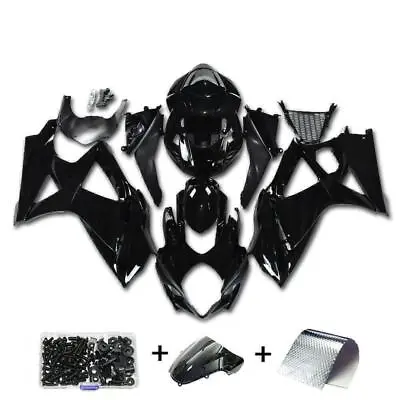 FK Injection Glossy Black ABS Fairing Fit For  2007-2008 GSXR 1000 U045 • $270.99