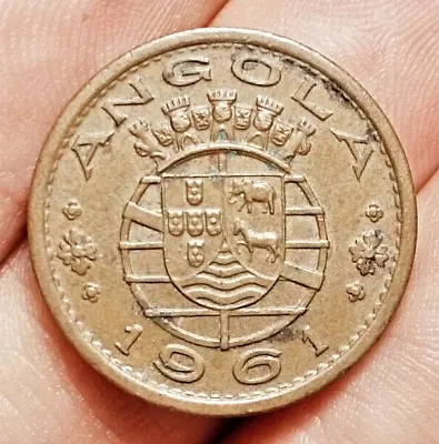 $0.99 • Buy Portuguese Angola 50 Centavos 1961 Coin