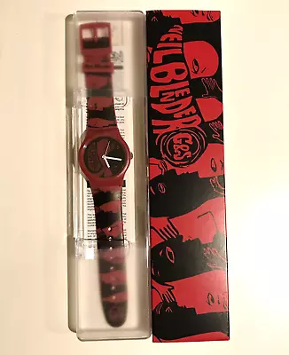 RARE Gordon And Smith NEIL BLENDER FACES Vannen G&S Watch (RED & BLACK) • $50