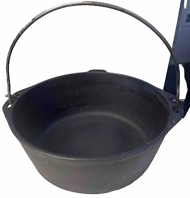 Vintage Lodge 8 OO 10 1/4  Cast Iron Dutch Oven And No Lid • $57