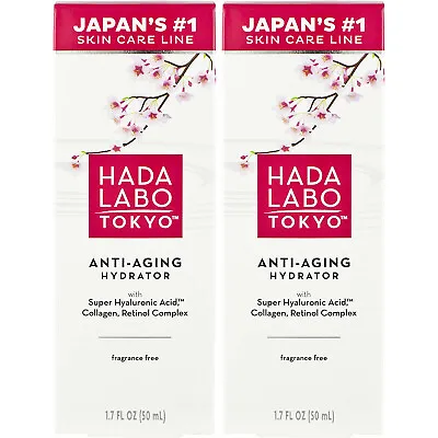 2 Pack Hada Labo Tokyo Anti Aging Hydrator 1.7 Ounce Each • $29.32