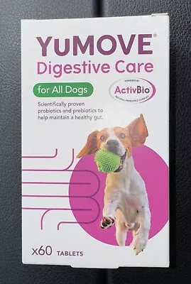 YUMOVE Dog Digestive Care - 60 Tablets - Healthy Gut • £11.99