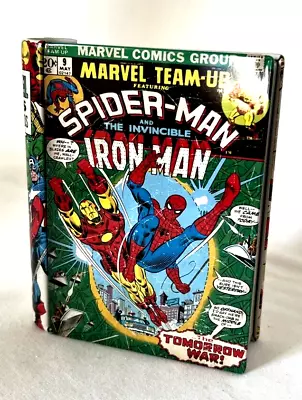 Marvel Universe MCU Spiderman/Captain America Playing Cards In Metal Comic Book • £9.99
