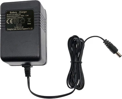£14.95 • Buy New LK-D060100 6V 1000mA (1 Pin) Battery Charger For Electric Ride On Cars