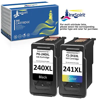 PG-240XL CL-241XL Black Color Ink Cartridge For Canon Pixma MG3620 MG3520 MG2220 • $34.69