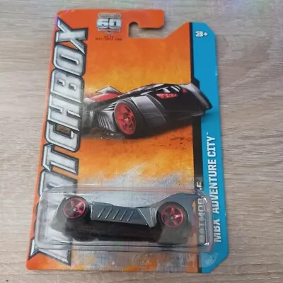 Matchbox 1/64 Diecast MBX Adventure City Silver Batmobile • $4