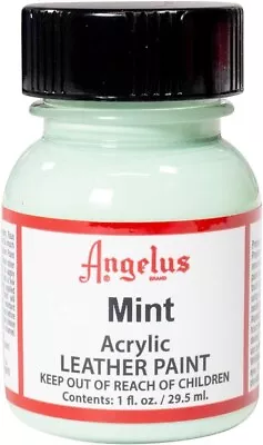 Angelus Acrylic Leather Vinyl Paint For Shoes Purse- Mint 1oz • $9.50