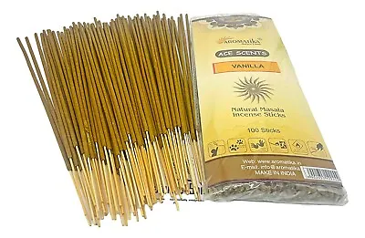 Incense Sticks Premium Masala Indian 100 Slow Burn (35 Min+) Stick Multi Aromas • £5.93