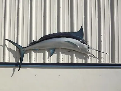 89  Black Marlin Half Mount Fish Replica - Quick Production • $450