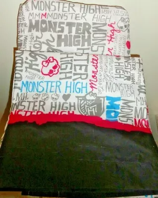 Monster High Print Graphic Sheet Set Twin Flat And Fitted 2013 Mattel • $17.95