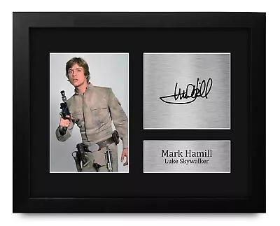 Mark Hamill USL Framed Signed Printed Autograph Star Wars Print Photo Picture... • $39.60