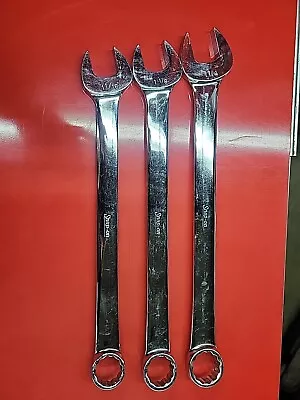 Snap-on Nice 3pc  Combination Wrench Set 1-1/16  Oex34 1-1/8  Oex36 1-1/4  Oex40 • $230