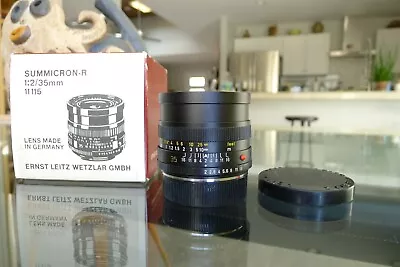 Leitz Leica 35mm F2 SUMMICRON R  Made In Germany  1980s Exc+++ Mint Glass • $1198