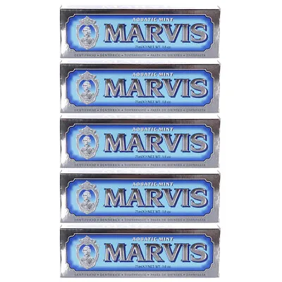 Marvis Aquatic Mint 3.8oz/75ml (SET OF 5) • $37.56