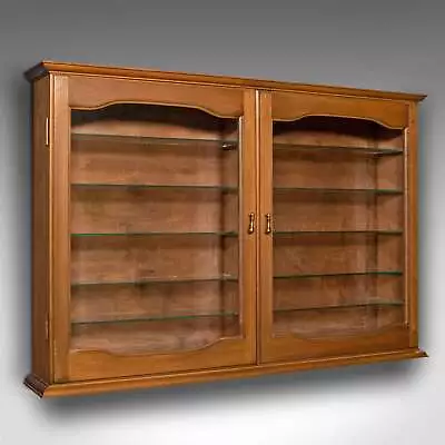 Large Vintage Bespoke Display Cabinet Retail Collector Showcase 12 Shelves • £995