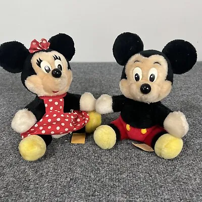 Disney Parks Vintage Mickey And Minnie Mouse Plush Toys • $12.74