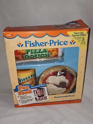 Vintage Fisher Price Fun With Food Homemade Pizza #2136 • $39.99