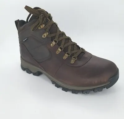 7325 Timberland Mens MT Maddsen WP Brown Hiking Boots Size 12W US • $89.95