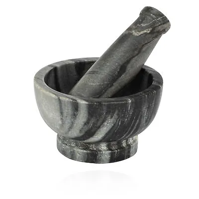 Soapstone Mortar And Pestle 10x6cm 2-piece Heavy Spice Herbs Incense • $43.92
