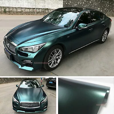 Flexible Car Pearl Metal Satin Matte Metallic Chrome Vinyl Wrap Sticker Decal US • $3.86