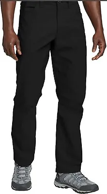 NEW! Eddie Bauer Men's Adventure  UPF 50+Water Repellent Tech Pants Black • $27.99
