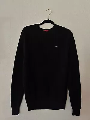 Supreme Small Box Knit Sweater Navy • $70