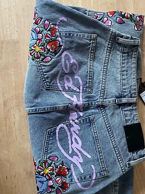 ED HARDY Women's Jeans Size Small • £59.99