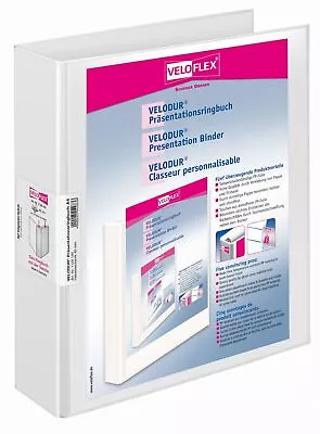 Veloflex VELODUR - Ring Binders (White Polypropylene A4) • $19.51