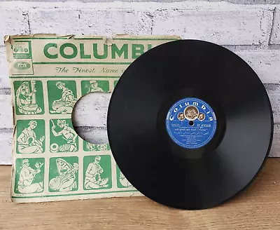 Hindustani Hindi Movie BHAROSA Best Mohd Rafi Sad Song 78 Rpm Columbia Record. • $65