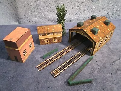 JOBLOT HORNBY OO/HO RAILWAY BUILDINGS ~ LOCO SHED SIGNAL BOX WATER TOWER -sp.B • £9.95