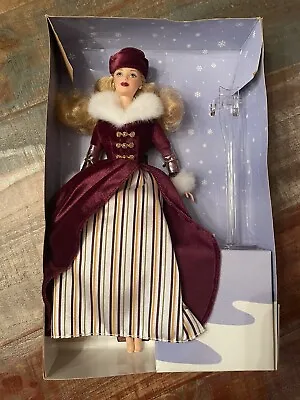 2000 Avon Exclusive Victorian Ice Skater Barbie Doll With Music Box 27431 Mattel • $24.50