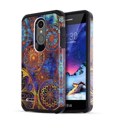 LG K8 2018/ZONE 4/ X210MA Heavy Duty Defender Shock Proof Dual Layer Hybrid Case • $7.99