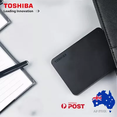 Toshiba A3 V9 External Hard Drive Disk 1TB 2TB 4TB 2.5'' USB 3.0 Toshiba HDD • $139.95