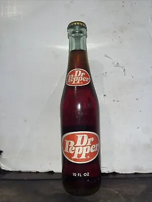 Full 10 Oz. 1960’s Dr Pepper Soda Bottle Buckley W.VA. • $12.99