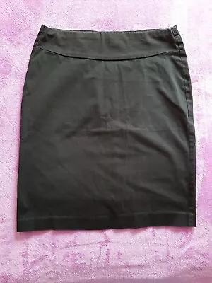 Seraphine Maternity Size 8 Under Bump Smart Pencil Skirt - Black • £12