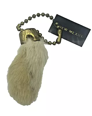 Vintage Lucky Charm Rabbits Foot Keychain Souvenir New Mexico • $8