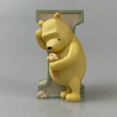 Disney Classic Pooh Letter I Is For Ice Cream Nursery Decoration Figurine • $12.99