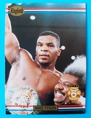 1991 Ringlords Boxing Mike Tyson Sample Promo Card Rookie - Rare  • $18.75