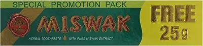 Miswak Herbal Toothpaste With Pure Miswak Extract 3packs* 75=300gm • $34.90