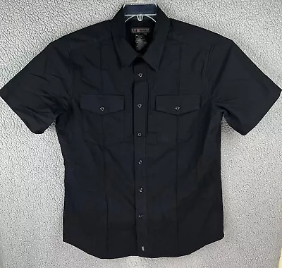 5.11 Tactical Shirt Mens Large Black Stryke Class B PDU Short Sleeve Uniform • $24.97