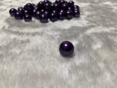 $25 • Buy Charm 10mm Natural South Sea Genuine Purple Lavender Round Loose Pearl Undrilled