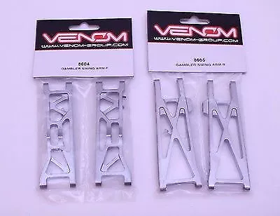 Venom Gambler 1:10 RC Short Course Truck SCT Alloy Front And Rear Swing Arm Set • $21.99