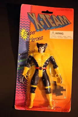 X-Team 7  Bootleg Wolverine NOS MOC Toy Biz Enlarged KO Logan X-Men Marvel MOTU • $25