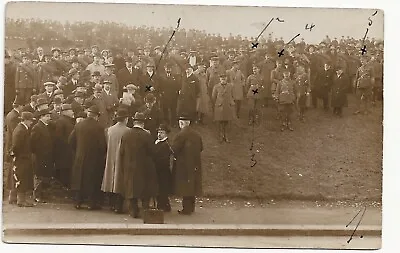 Real Photo Postcard David Lloyd George Politician (1) Meeting Circa 1915 WW1 • £5.99