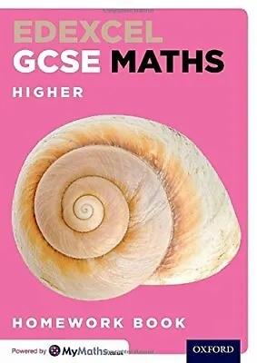 Edexcel GCSE Maths Higher Homework Book By Clare Plass • £2.45