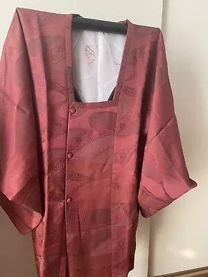 Japanese Silk Haori Jacket Kimono Japan Vintage Handmade Pink • $20.80