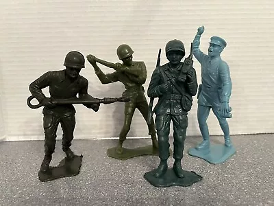 Vintage 1971 Louis Marx WWII 6 Inch US Army GI Toy Soldier Army Men Lot Of 4 • $19.99