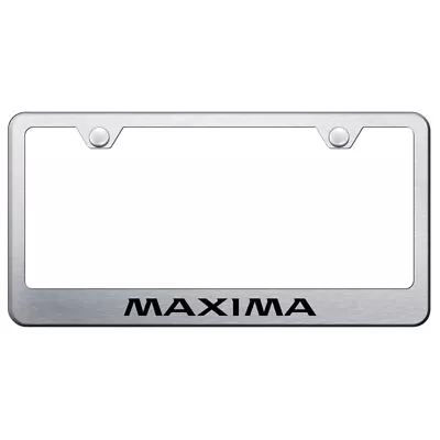 Brushed Stainless Steel License Plate Frame For Nissan Maxima • $45.95