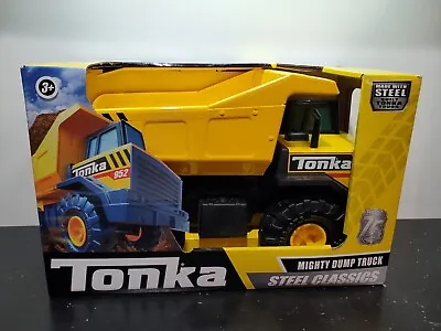 Tonka Mighty Dump Truck Steel Classics Metal Toy Construction Tractor • $256.83